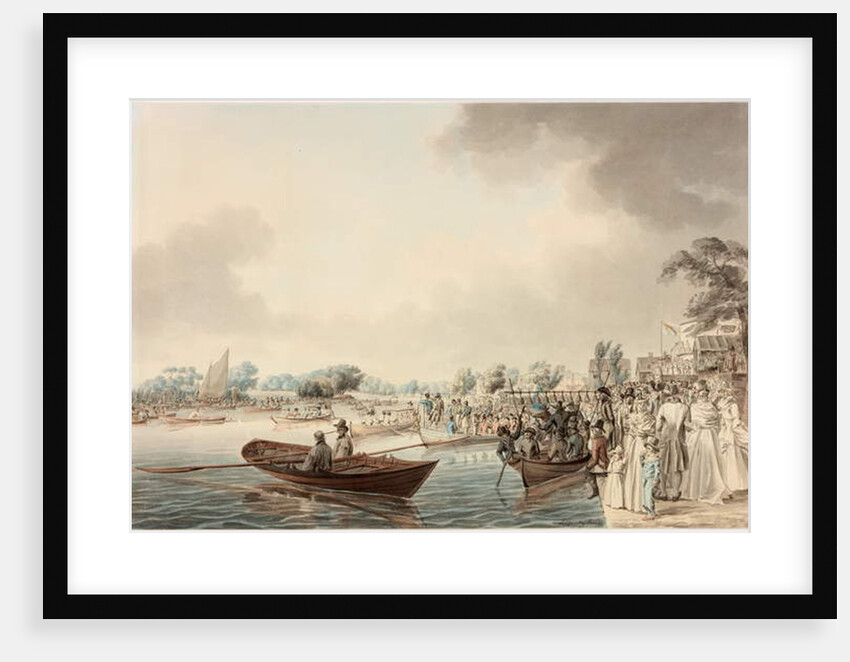 Rowing Match at Richmond, Surrey by Robert Cleveley