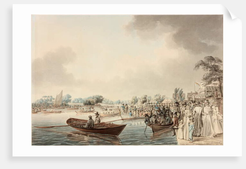 Rowing Match at Richmond, Surrey by Robert Cleveley