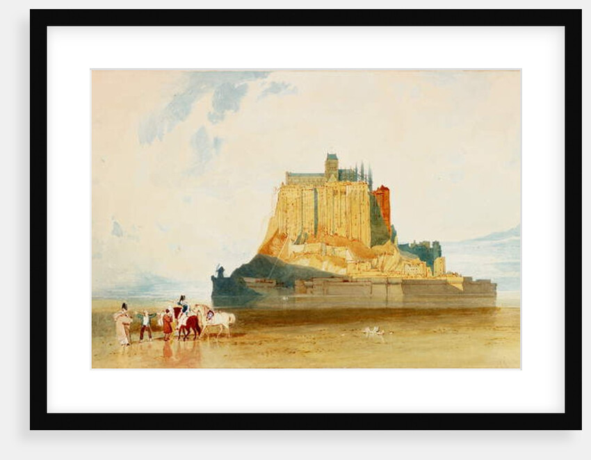 Mont St Michel, 1829 by John Sell Cotman