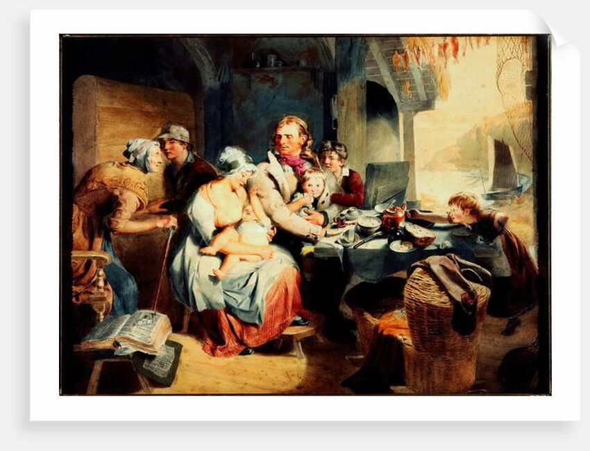 Fisherman's Cottage, 1810 by Thomas Heaphy