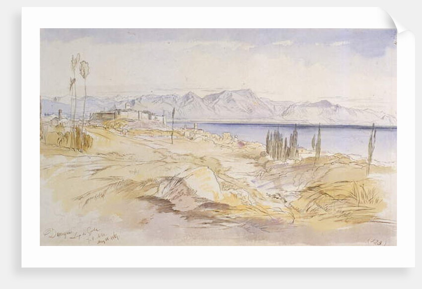 Desenzano, Lago di Garda, 1867 by Edward Lear