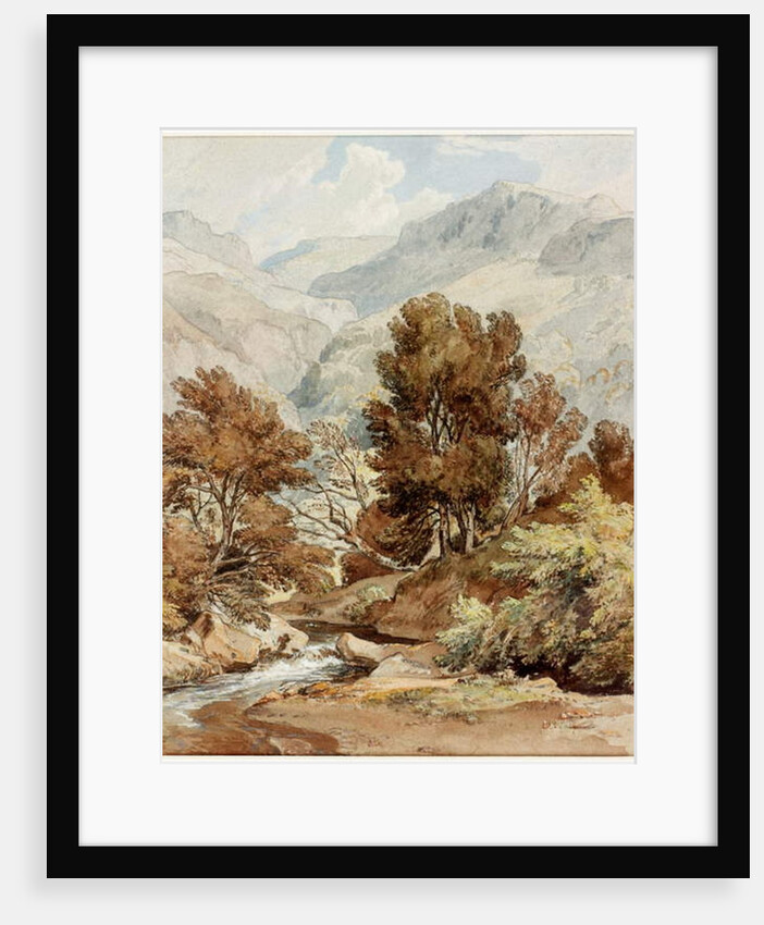 View from Shore of Keswick Lake by Ramsay Richard Reinagle