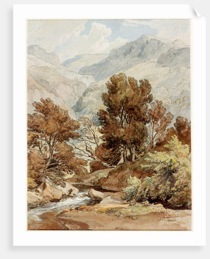 View from Shore of Keswick Lake by Ramsay Richard Reinagle