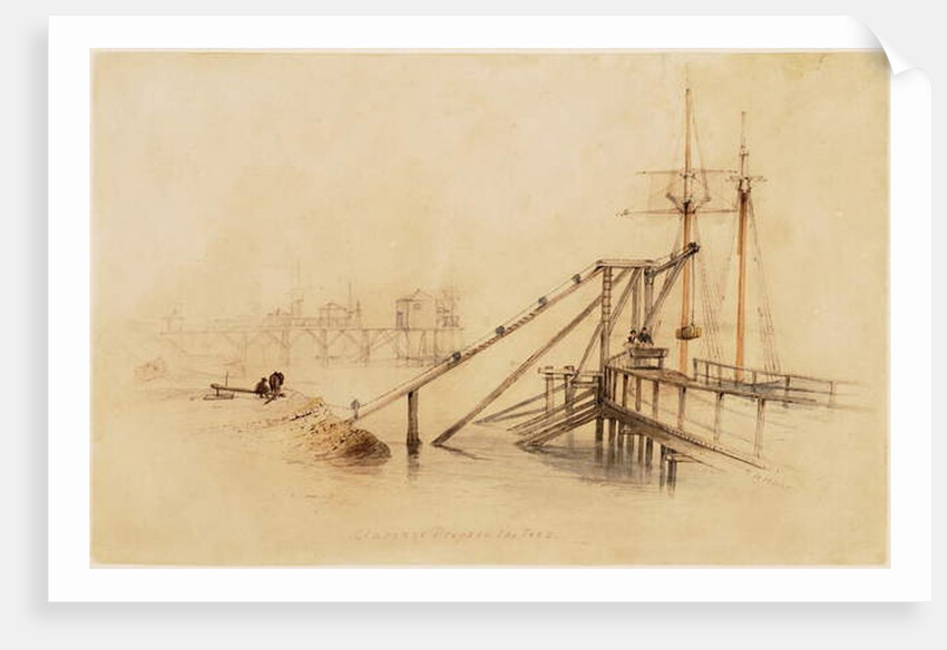 Clarence Drops on the Tees by Thomas H. Hair