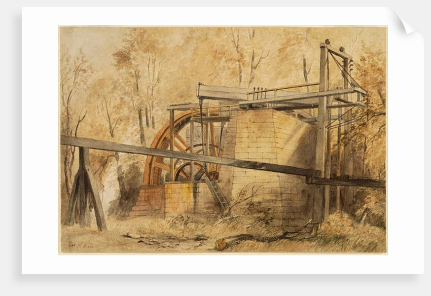 The Water Wheel, Beamish Colliery by Thomas H. Hair
