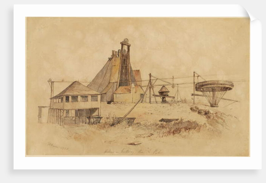 Hebburn Colliery, The A Pit by Thomas H. Hair