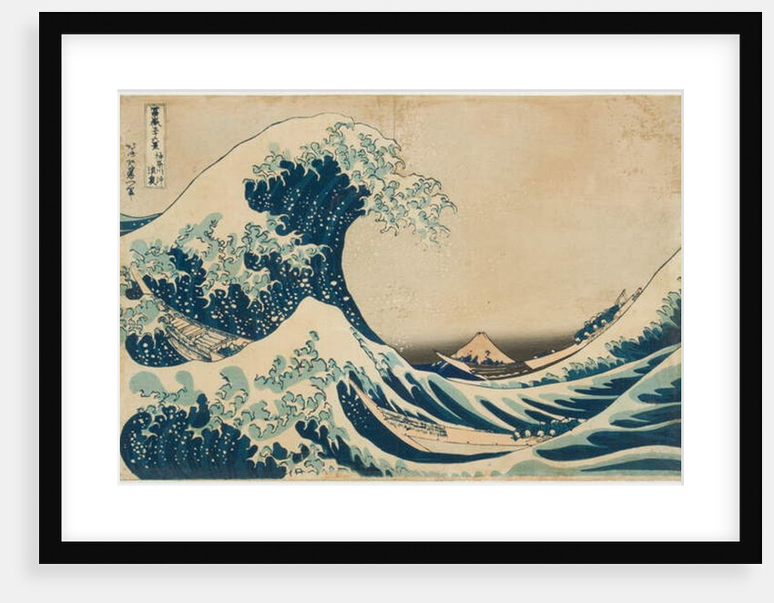 Under the wave of Kanagawa', or 'The great Wave' from the series '36 Views of Mt.Fuji',c.1830-31 by Katsushika Hokusai