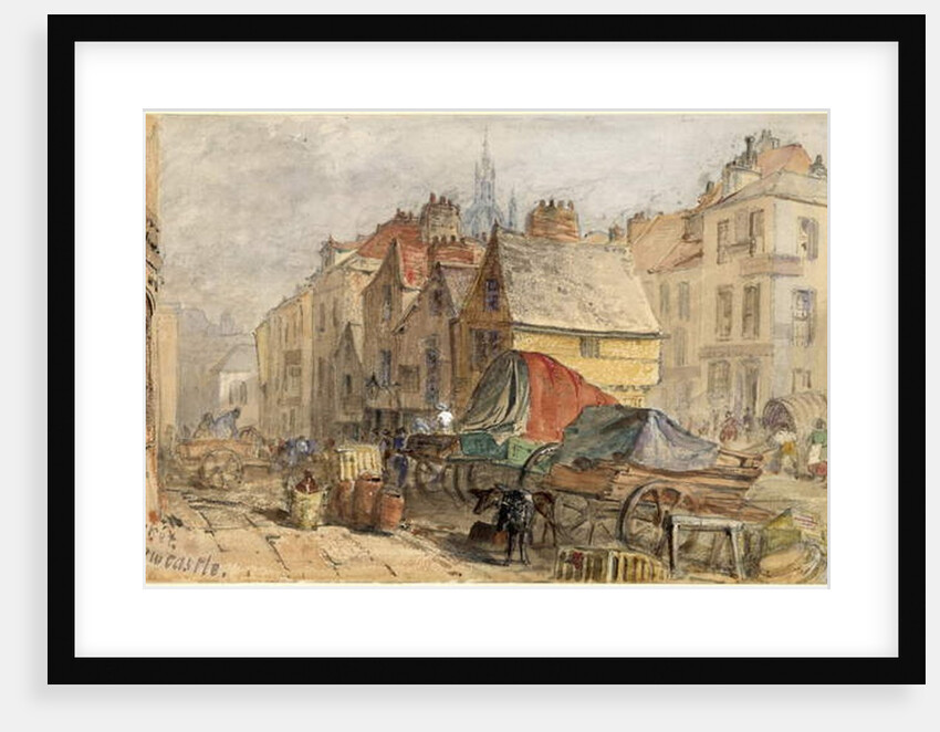 The Bigg Market, Newcastle upon Tyne by William Bell Scott