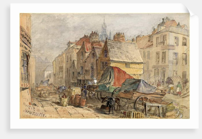 The Bigg Market, Newcastle upon Tyne by William Bell Scott