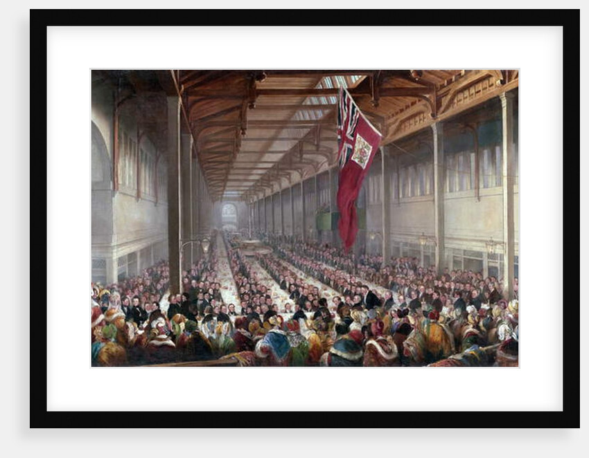 The Banquet given on the Occasion of the Opening of the Grainger Market, Newcastle upon Tyne, c.1835 by Henry Perlee Parker