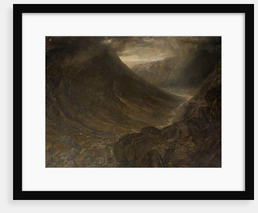 Wasdale Head from Styhead Pass, Cumbria, c.1854 by Alfred William Hunt