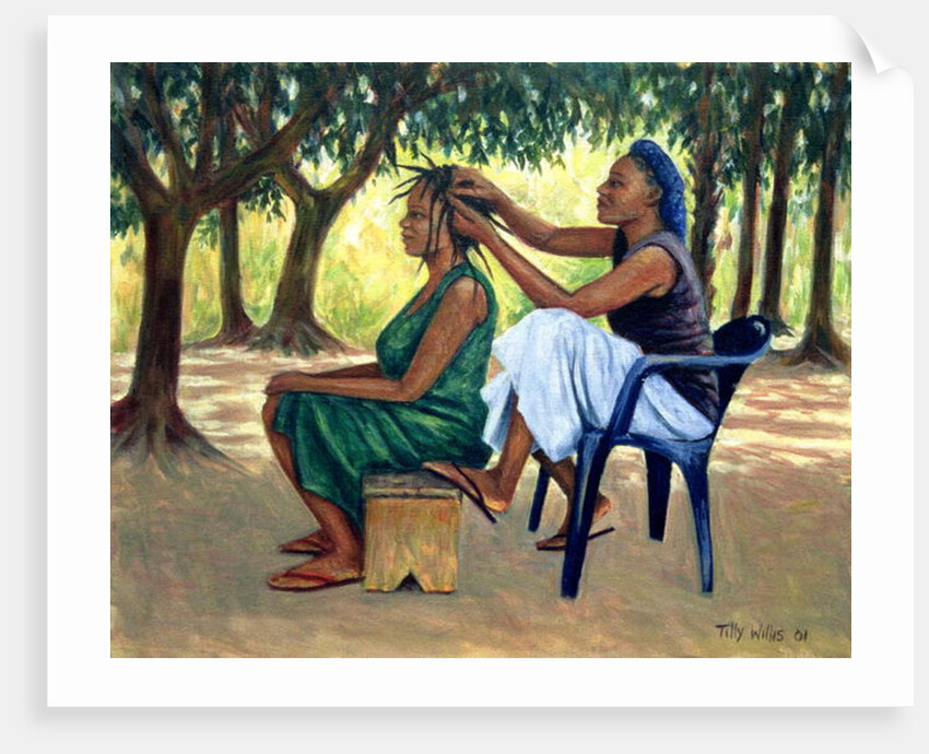 The Hairdresser, 2001 by Tilly Willis