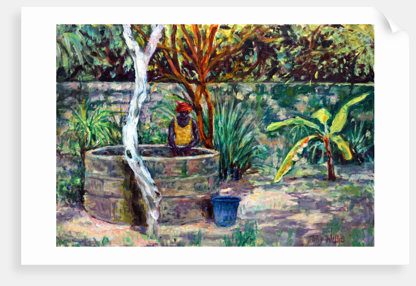 The Garden Well,2017,oil by Tilly Willis