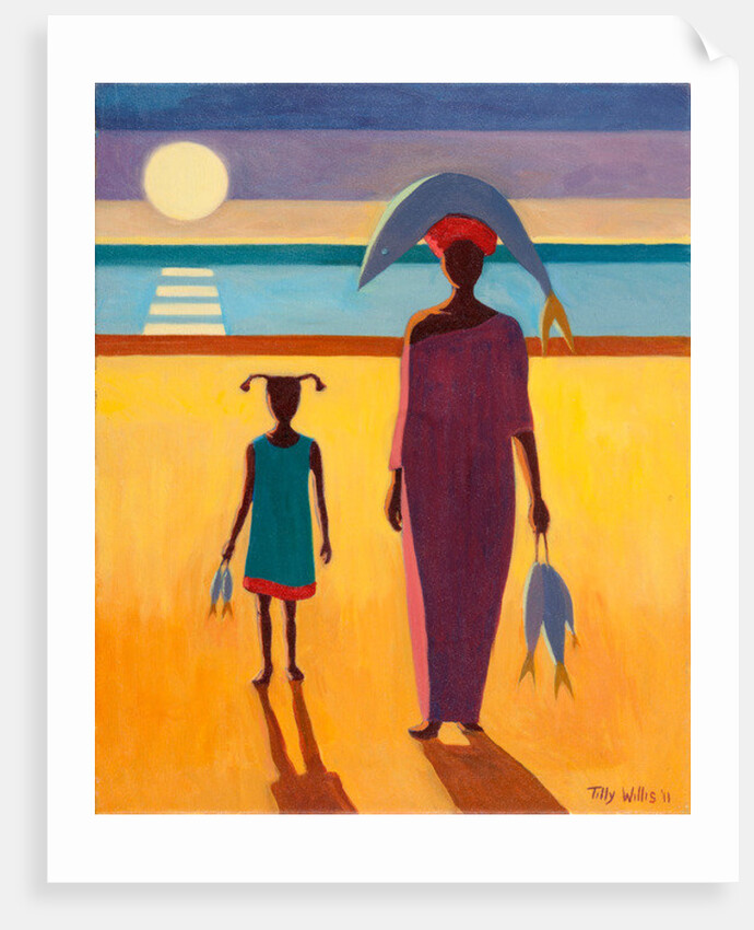 Woman with Fish, 2011 by Tilly Willis