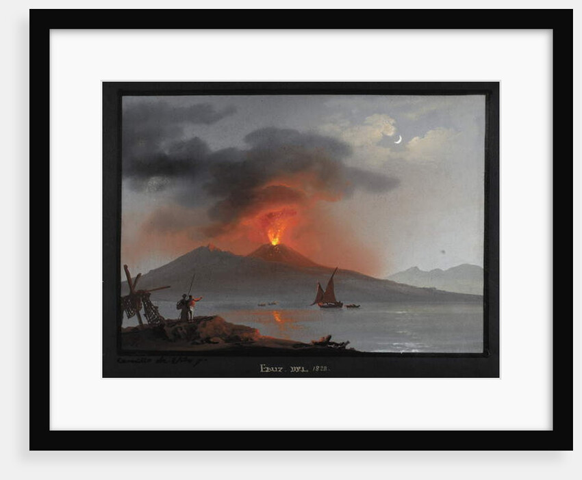 Vesuvius, eruption of 1828 by Camillo da Vito