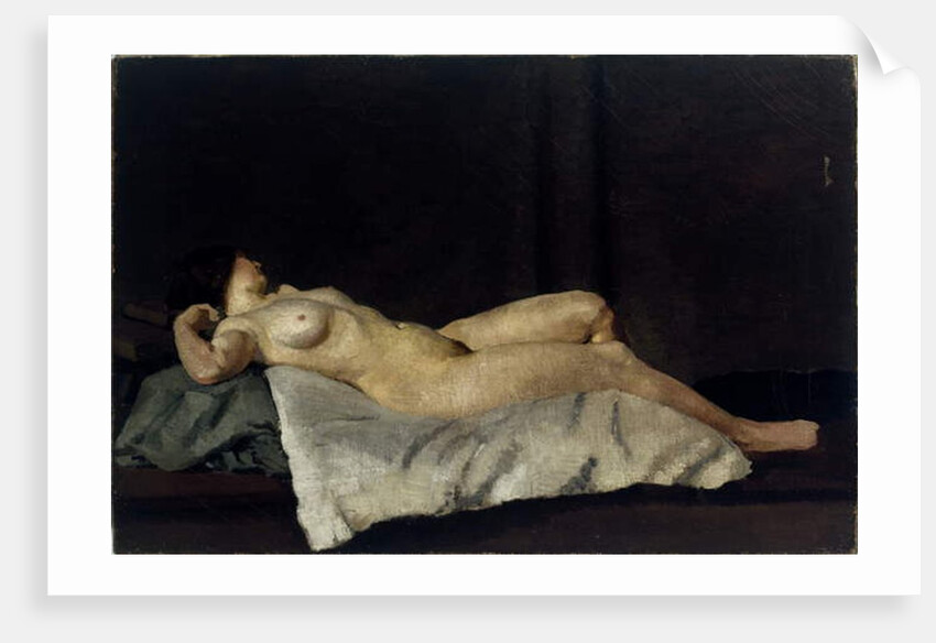 Female Figure Lying on Her Back, c.1912 [LDUCS-5204] by Dora Carrington