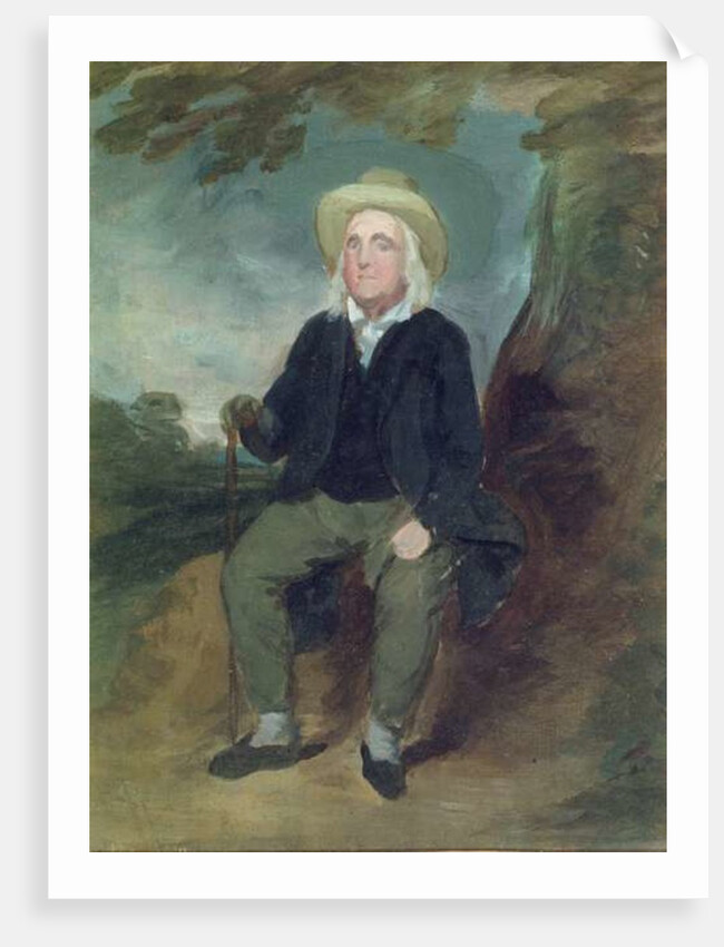 Jeremy Bentham in an imaginary landscape, 1835 by George Frederic Watts