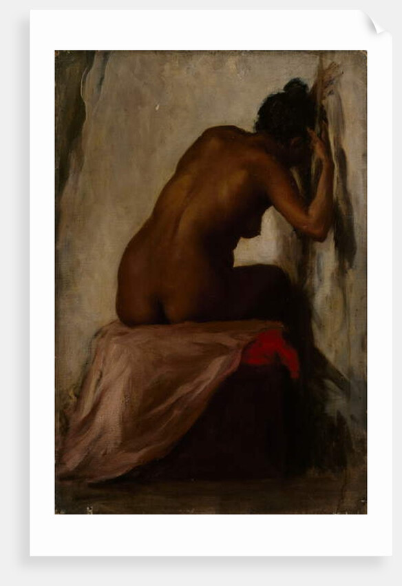 Female Figure Seated, c.1898 [LDUCS-5186] by Evelyn Cheston