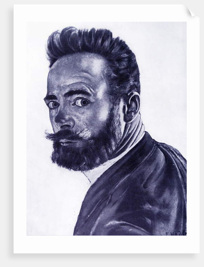 Self portrait, 1891 by Ferdinand Hodler