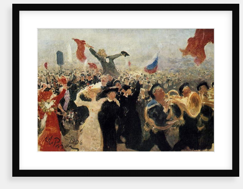 The Demonstration of 17 October 1905, 1906 by Ilya Efimovich Repin