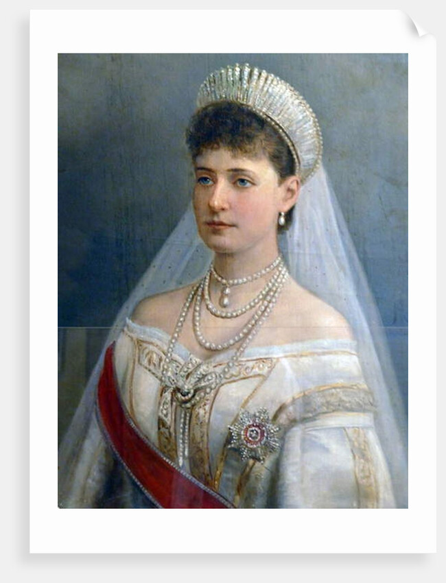 The Tsarina of Russia, Alexandra of Russia by School Russian