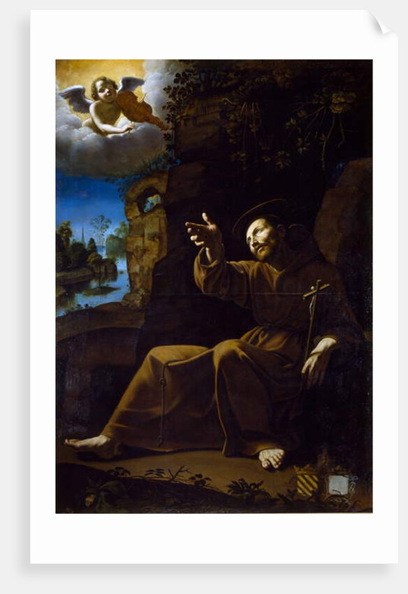 The Vision of St Francis by Anonymous Anonymous