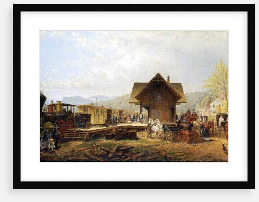 The 945 Train, 1867 by Edward Lamson Henry