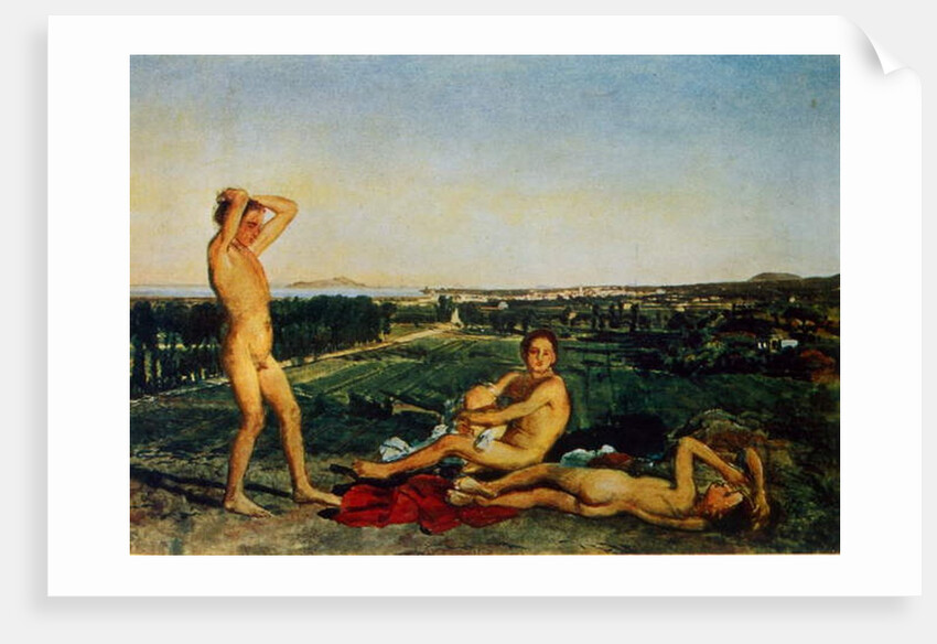 On the Shore of the Bay of Naples, 1850 by Aleksandr Andreevich Ivanov