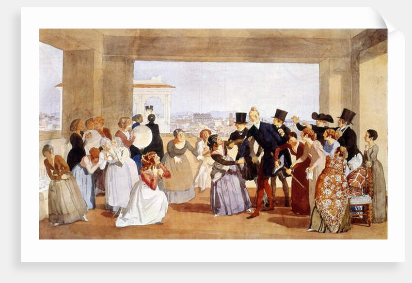 Festival in Rome, 1842 by Aleksandr Andreevich Ivanov