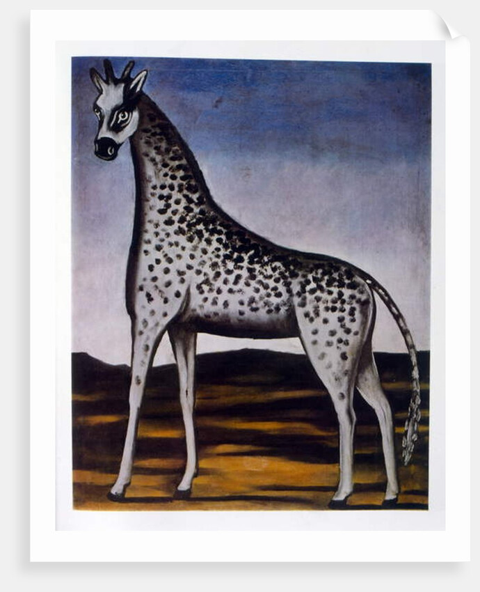 Giraffe by Niko Pirosmani