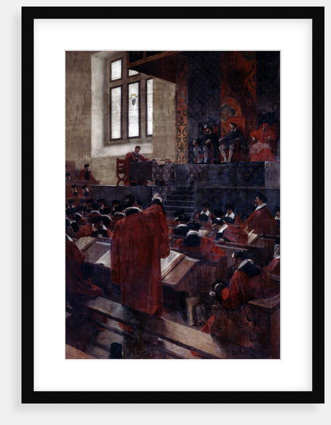 Anne du Bourg and Henry II in the Paris Parlement, 10th June 1559, 1893 by Jean Paul Laurens