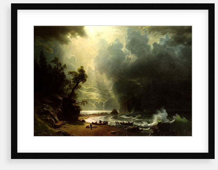 Puget Sound on the Pacific Coast, 1870 by Albert Bierstadt