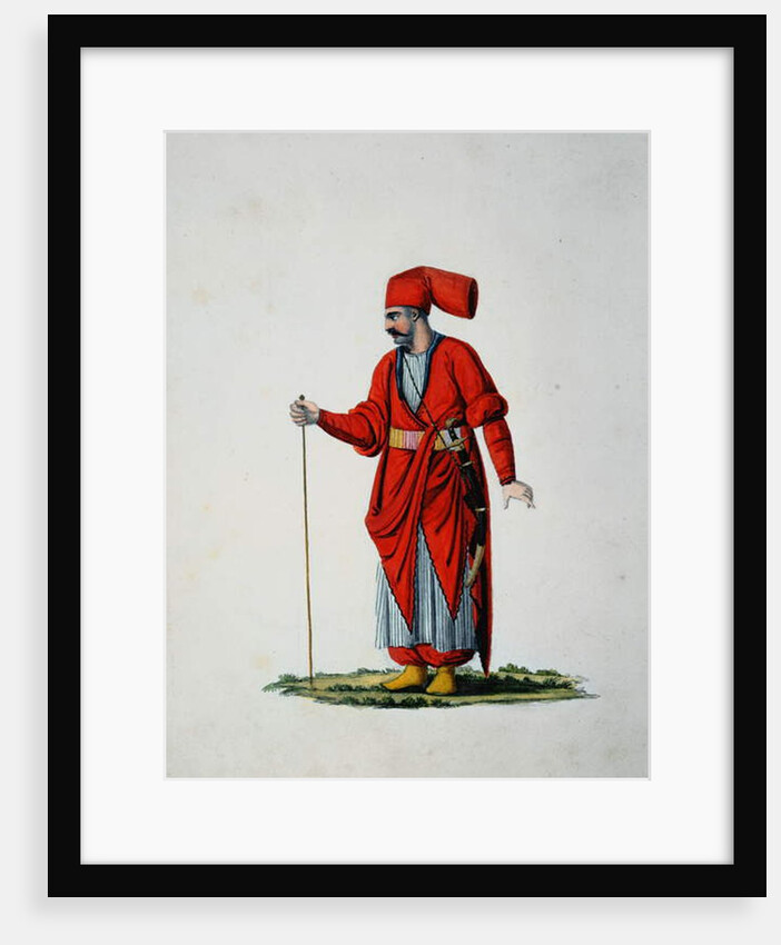 Hasseki Baltaci Valet del Sultani, probably by Cousinery, Ottoman period, third quarter of 18th century by French School