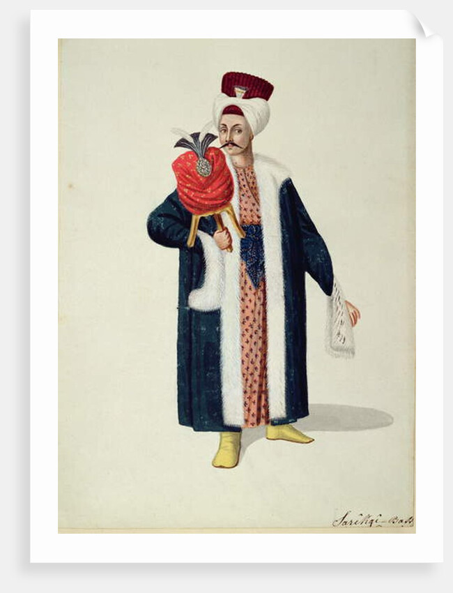 Sarik Basa, Master of the Turban, Ottoman period, third quarter of 18th century by Turkish School
