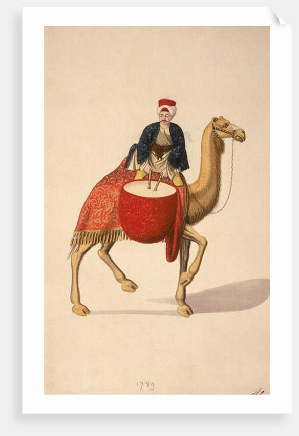 Kettle Drummer, Ottoman period, 1789 by French School