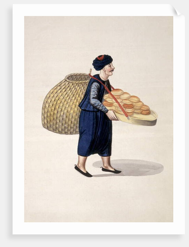 Street Vendor, Ottoman period, third quarter of 18th century by French School