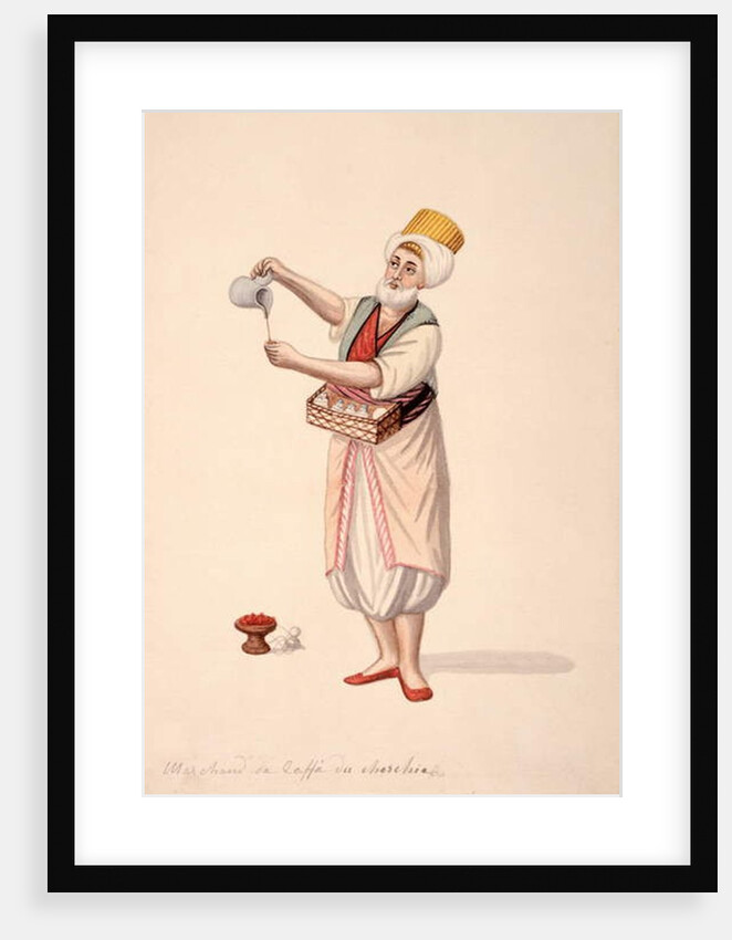 Coffee Seller, Ottoman period, third quarter of 18th century by French School