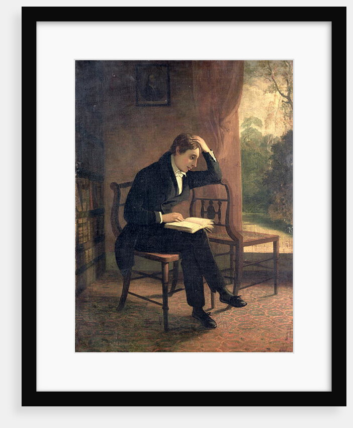Portrait of John Keats by William Hilton