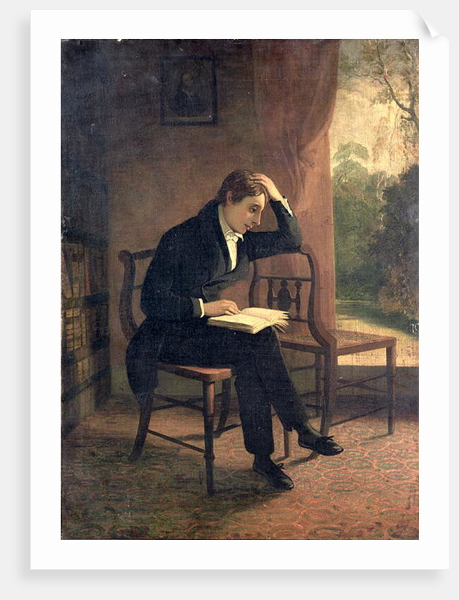 Portrait of John Keats by William Hilton