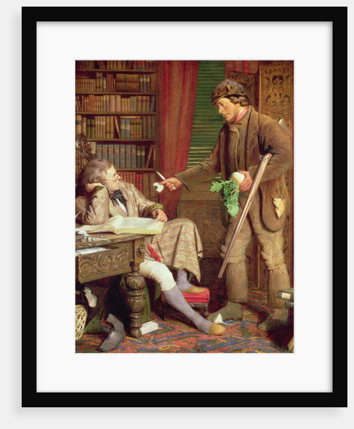 The Squire and the Gamekeeper or The Demurrer, c.1860 by James Lobley