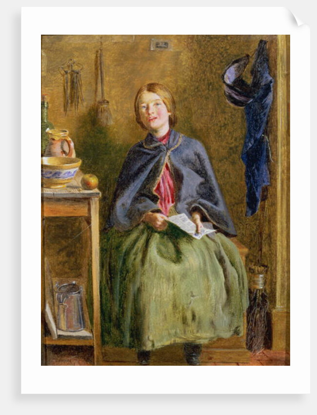 A Maid Learning to Read, 1858 by Frederick Smallfield