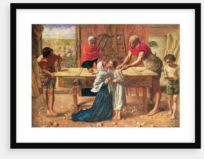 Christ in the House of His Parents, 1863 by John Everett & Solomon Rebecca Millais