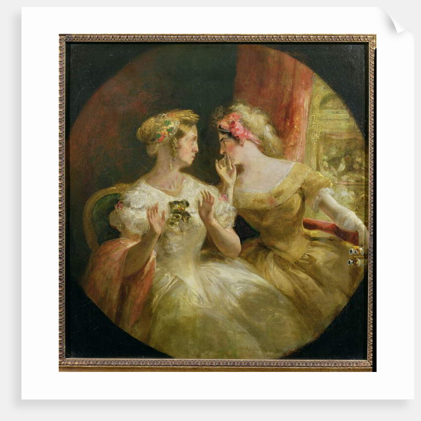 Ladies Gossiping at the Opera by Frederick Barnard