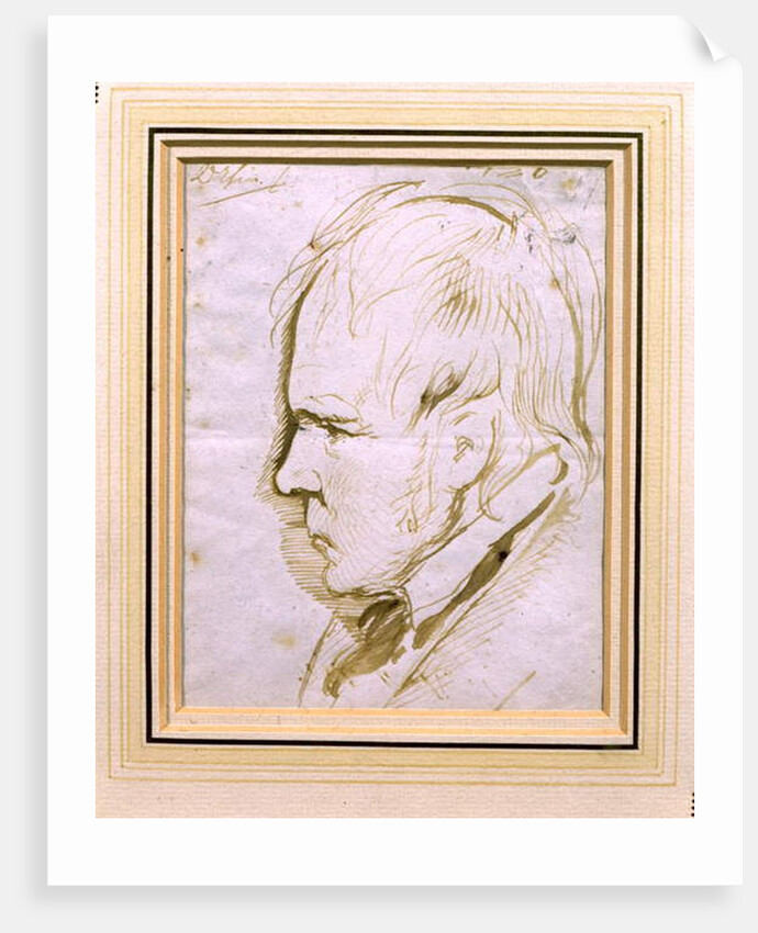 Portrait Sketch of Sir Walter Scott 1867 by Edwin Landseer