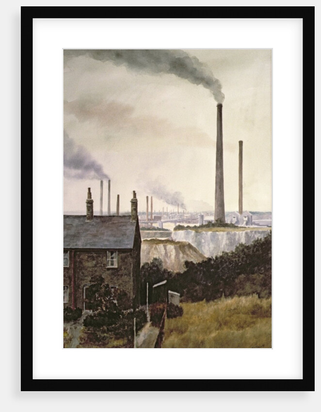 North Kent Landscape - Nr. Northfleet, Gravesend by Vic Trevett