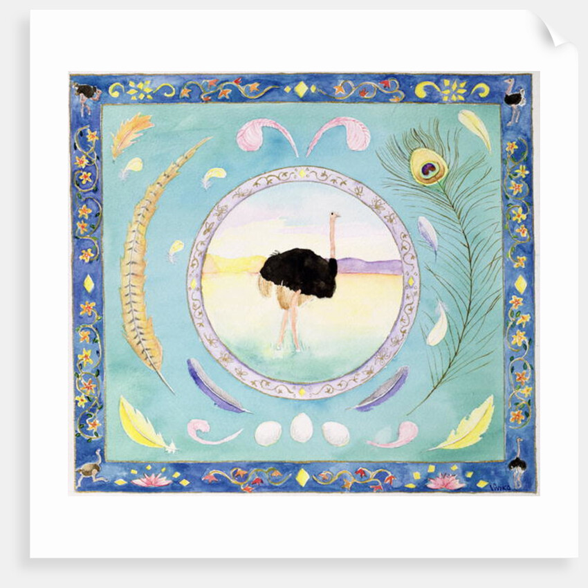 Ostrich by Vivika Alexander