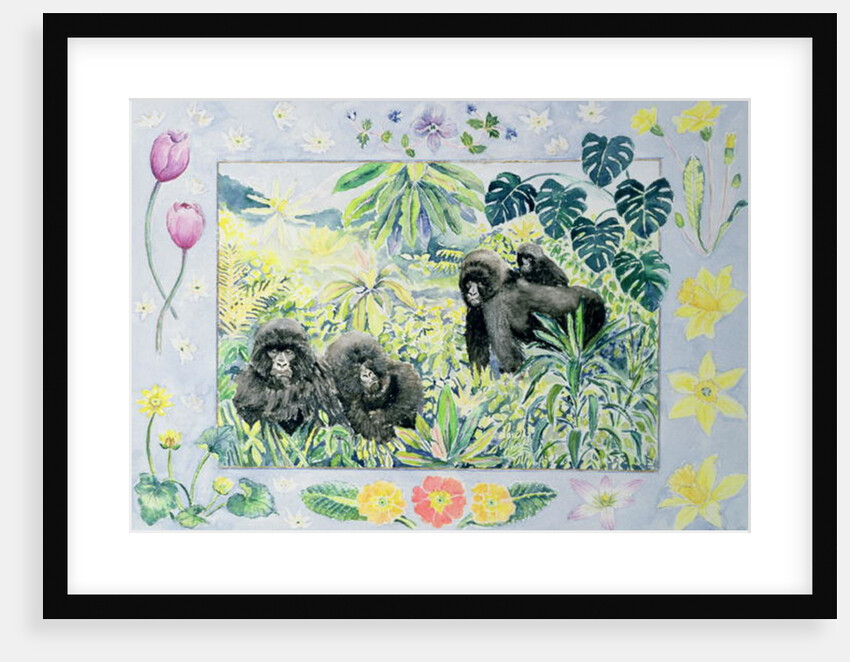 Mountain Gorillas by Vivika Alexander