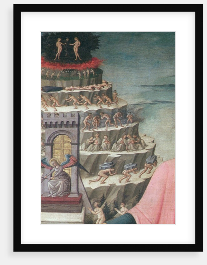 Dante and his poem the 'Divine Comedy', 1465 by Domenico di Michelino