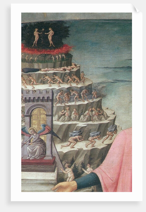 Dante and his poem the 'Divine Comedy', 1465 by Domenico di Michelino