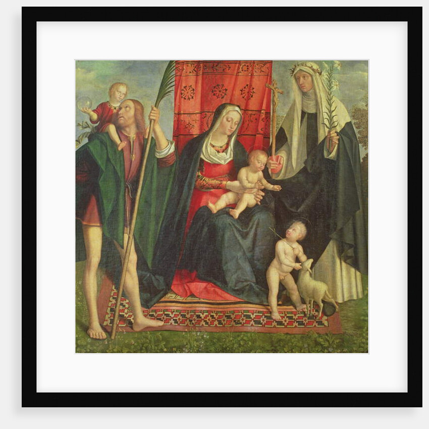 Madonna and Child with Saints by Galeazzo Campi